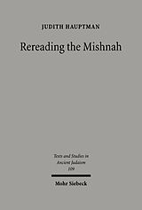 eBook (pdf) Rereading the Mishnah de Judith Hauptman