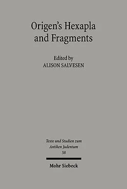 E-Book (pdf) Origen's Hexapla and Fragments von 