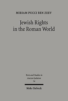 eBook (pdf) Jewish Rights in the Roman World de Miriam Pucci Ben Zeev