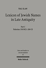 eBook (pdf) Lexicon of Jewish Names in Late Antiquity de Tal Ilan