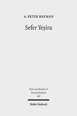E-Book (pdf) Sefer Yesira von A. Peter Hayman