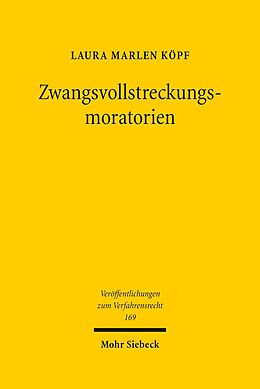 E-Book (pdf) Zwangsvollstreckungsmoratorien von Laura Marlen Köpf
