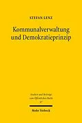 E-Book (pdf) Kommunalverwaltung und Demokratieprinzip von Stefan Lenz