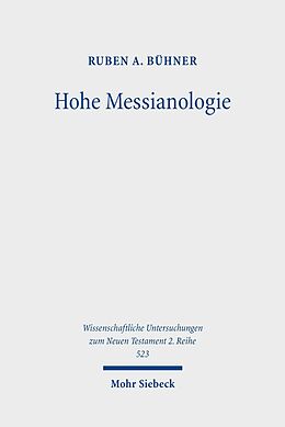 E-Book (pdf) Hohe Messianologie von Ruben A. Bühner