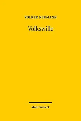 E-Book (pdf) Volkswille von Volker Neumann