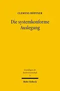 E-Book (pdf) Die systemkonforme Auslegung von Clemens Höpfner