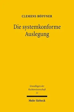 E-Book (pdf) Die systemkonforme Auslegung von Clemens Höpfner