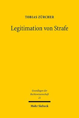 E-Book (pdf) Legitimation von Strafe von Tobias Zürcher