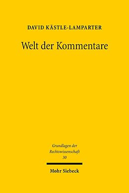 E-Book (pdf) Welt der Kommentare von David Kästle-Lamparter