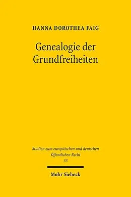 E-Book (pdf) Genealogie der Grundfreiheiten von Hanna Dorothea Faig