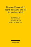 E-Book (pdf) Hermann Kantorowicz' Begriff des Rechts und der Rechtswissenschaft von 