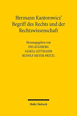 E-Book (pdf) Hermann Kantorowicz' Begriff des Rechts und der Rechtswissenschaft von 