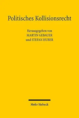 E-Book (pdf) Politisches Kollisionsrecht von 