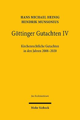 E-Book (pdf) Göttinger Gutachten IV von Hans Michael Heinig, Hendrik Munsonius