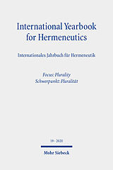 Couverture cartonnée International Yearbook for Hermeneutics/Internationales Jahrbuch für Hermeneutik de 