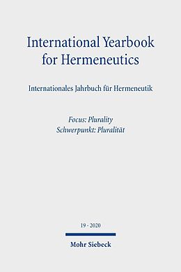 eBook (pdf) International Yearbook for Hermeneutics/Internationales Jahrbuch für Hermeneutik de 