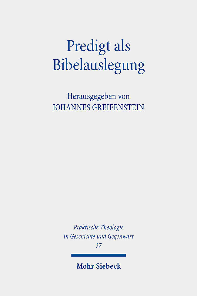 Predigt als Bibelauslegung