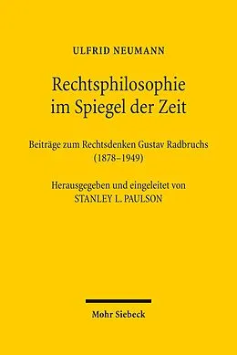 E-Book (pdf) Rechtsphilosophie im Spiegel der Zeit von Ulfrid Neumann