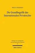 E-Book (pdf) Die Grundbegriffe des Internationalen Privatrechts von Paul H Neuhaus