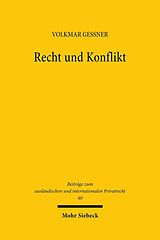 E-Book (pdf) Recht und Konflikt von Volkmar Gessner
