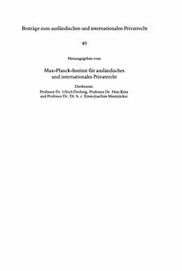 E-Book (pdf) Internationales Versicherungsvertragsrecht von Wulf-Henning Roth