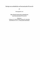 E-Book (pdf) Europäisches Gemeinschaftsrecht und Internationales Privatrecht von Eckart Brödermann, Holger Iversen