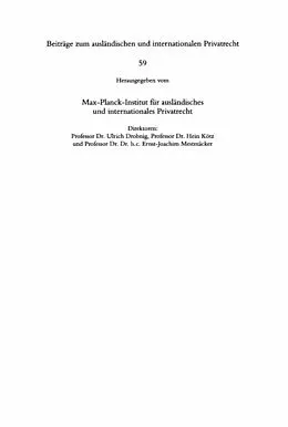 E-Book (pdf) Sachgerechte Haftungsregeln für Multinationale Konzerne von Karl Hofstetter