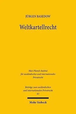 E-Book (pdf) Weltkartellrecht von Jürgen Basedow