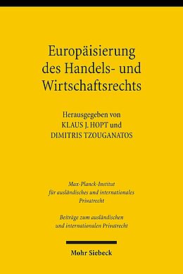 E-Book (pdf) Europäisierung des Handels- und Wirtschaftsrechts von 