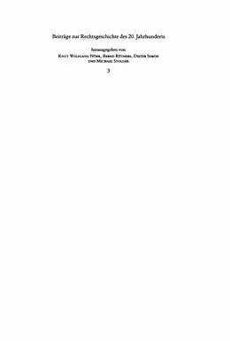 E-Book (pdf) Einheitliches Arbeitsrecht in der Weimarer Republik von Thomas Bohle