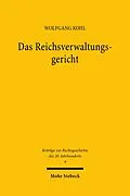 E-Book (pdf) Das Reichsverwaltungsgericht von Wolfgang Kohl