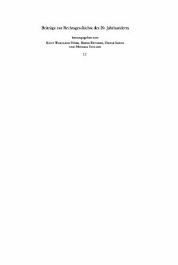 E-Book (pdf) Die Leiden des Privatrechts von Knut Wolfgang Nörr