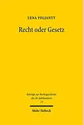 E-Book (pdf) Recht oder Gesetz von Lena Foljanty