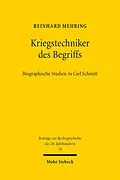 E-Book (pdf) Kriegstechniker des Begriffs von Reinhard Mehring