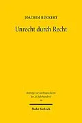 E-Book (pdf) Unrecht durch Recht von Joachim Rückert