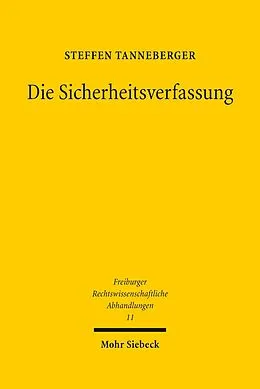 E-Book (pdf) Die Sicherheitsverfassung von Steffen Tanneberger