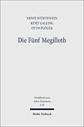 E-Book (pdf) Die Fünf Megilloth von Kurt Galling, Otto Plöger, Ernst Würthwein