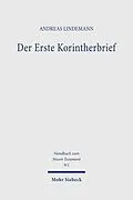 E-Book (pdf) Der Erste Korintherbrief von Andreas Lindemann