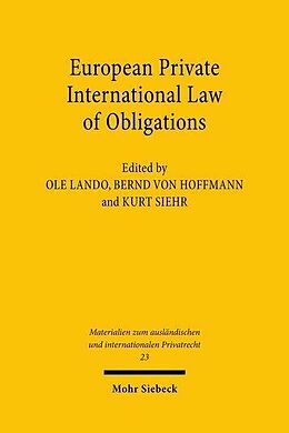 E-Book (pdf) European Private International Law of Obligations von 