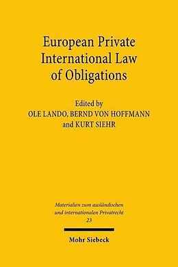 eBook (pdf) European Private International Law of Obligations de 