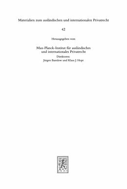 E-Book (pdf) Deutsches Internationales Privatrecht im 16. und 17. Jahrhundert von 
