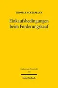 E-Book (pdf) Einkaufsbedingungen beim Forderungskauf von Thomas Ackermann