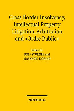 eBook (pdf) Cross-Border Insolvency, Intellectual Property Litigation, Arbitration and Ordre Public de 