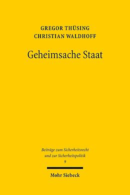 E-Book (pdf) Geheimsache Staat von Gregor Thüsing, Christian Waldhoff