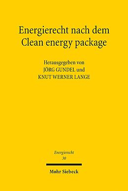 E-Book (pdf) Energierecht nach dem Clean energy package von 
