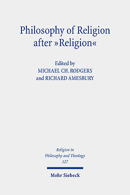 Couverture cartonnée Philosophy of Religion after &quot;Religion&quot; de 