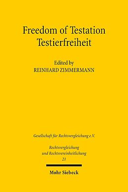 E-Book (pdf) Freedom of Testation / Testierfreiheit von 