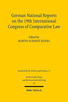 E-Book (pdf) German National Reports on the 19th International Congress of Comparative Law von 