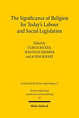 E-Book (pdf) The Significance of Religion for Today's Labour and Social Legislation von 
