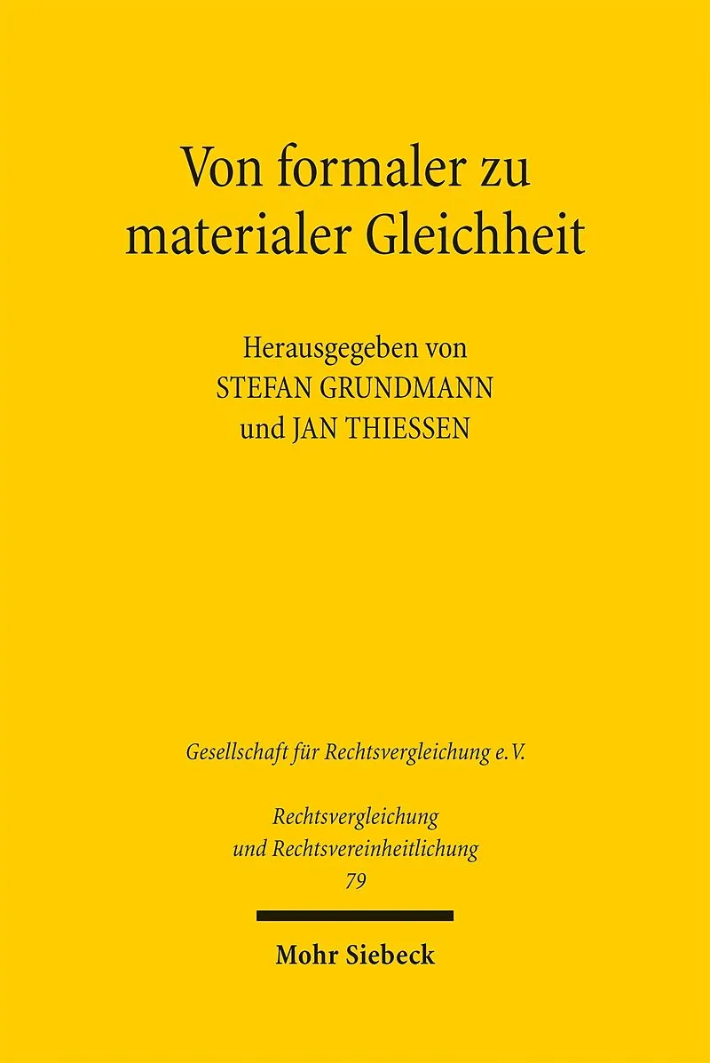 Von formaler zu materialer Gleichheit